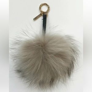 Linda Richards | Genuine Fur Large Pom Pom Key Ring